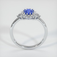 0.75 Ct. Blue Sapphire Ring, Platinum 950 3