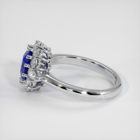 1.99 Ct. Blue Sapphire Ring, Platinum 950 4