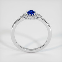 0.80 Ct. Blue Sapphire Ring, Platinum 950 3