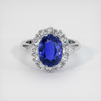 2.31 Ct. Sapphire Ring, Platinum 950 1