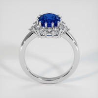 3.01 Ct. Blue Sapphire Ring, Platinum 950 3