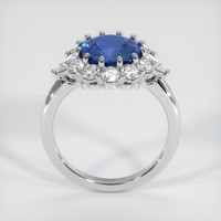 3.80 Ct. Blue Sapphire Ring, Platinum 950 3