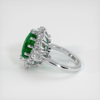 9.70 Ct. Emerald Ring, Platinum 950 4