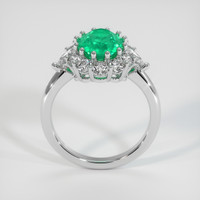 2.20 Ct. Emerald Ring, Platinum 950 3