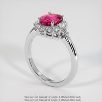 2.31 Ct. Sapphire Ring, Platinum 950 2