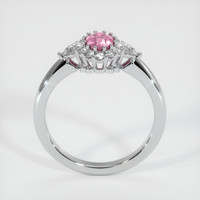 0.56 Ct. Pink Sapphire Ring, Platinum 950 3