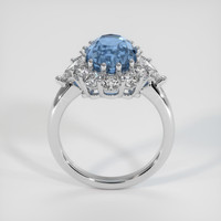 4.45 Ct. Blue Sapphire Ring, Platinum 950 3