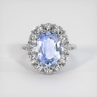 6.05 Ct. Sapphire Ring, Platinum 950 1