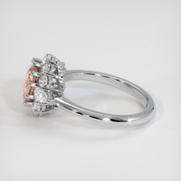 1.77 Ct. Padparadscha Sapphire Ring, Platinum 950 4