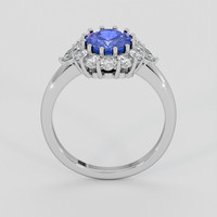 2.08 Ct. Blue Sapphire Ring, Platinum 950 3