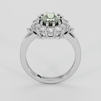 2.13 Ct. Green Sapphire Ring, Platinum 950 3