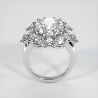 11.12 Ct. White Sapphire Ring, Platinum 950 3