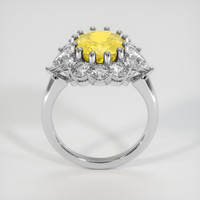 5.76 Ct. Yellow Sapphire Ring, Platinum 950 3