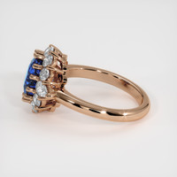 1.99 Ct. Sapphire Ring, 14K Rose Gold 4