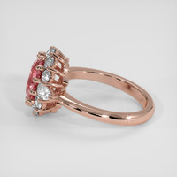 2.04 Ct. Padparadscha Sapphire Ring, 14K Rose Gold 4