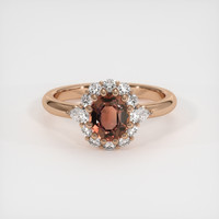 1.34 Ct. Sapphire Ring, 14K Rose Gold 1