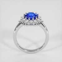 2.66 Ct. Blue Sapphire Ring, 10K White Gold 3