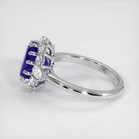 3.54 Ct. Sapphire Ring, 14K White Gold 4