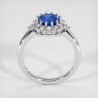 2.75 Ct. Sapphire Ring, 14K White Gold 3