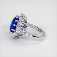 12.55 Ct. Sapphire Ring, 14K White Gold 4