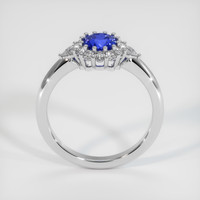 1.32 Ct. Blue Sapphire Ring, 14K White Gold 3