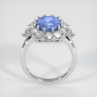 5.14 Ct. Blue Sapphire Ring, 14K White Gold 3