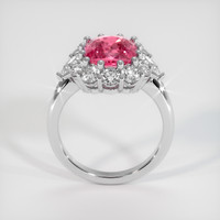 3.36 Ct. Sapphire Ring, 14K White Gold 3