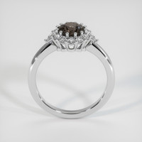 2.24 Ct. Bluish Grey Sapphire Ring, 14K White Gold 3