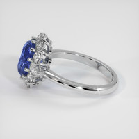 4.21 Ct. Sapphire Ring, 14K White Gold 4