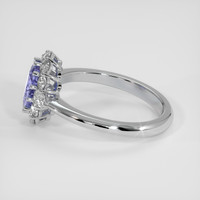 2.01 Ct. Violet Sapphire Ring, 14K White Gold 4