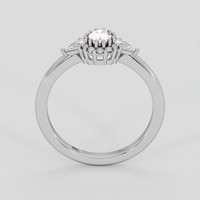 0.47 Ct. Pink Sapphire Ring, 14K White Gold 3