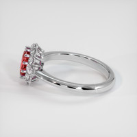 1.29 Ct. Sapphire Ring, 14K White Gold 4