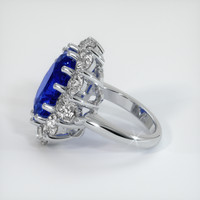 10.16 Ct. Sapphire Ring, 14K White Gold 4