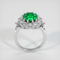 2.76 Ct. Emerald Ring, 18K White Gold 3