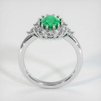 1.24 Ct. Emerald Ring, 18K White Gold 3