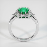 1.82 Ct. Emerald Ring, 18K White Gold 3