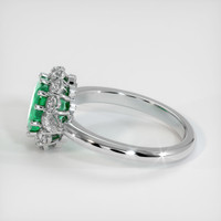 1.82 Ct. Emerald Ring, 18K White Gold 4