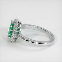1.82 Ct. Emerald Ring, 18K White Gold 4