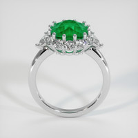 2.74 Ct. Emerald Ring, 18K White Gold 3