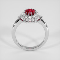 1.04 Ct. Ruby Ring, 18K White Gold 3