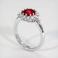 Ruby Ring 1.57 Ct., 18K White Gold Preview