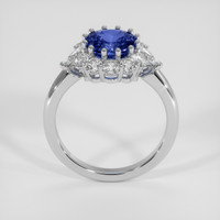 2.34 Ct. Blue Sapphire Ring, 18K White Gold 3