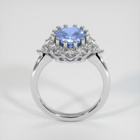 4.26 Ct. Sapphire Ring, 18K White Gold 3