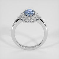 1.60 Ct. Blue Sapphire Ring, 18K White Gold 3