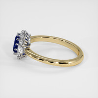 1.24 Ct. Sapphire Ring, 14K White & Yellow 4
