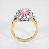 2.57 Ct. Sapphire Ring, 14K White & Yellow 3