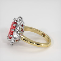 3.36 Ct. Sapphire Ring, 14K White & Yellow 4