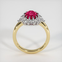 2.47 Ct. Ruby Ring, 14K White & Yellow 3