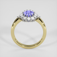 2.01 Ct. Violet Sapphire Ring, 14K White & Yellow 3
