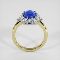 2.37 Ct. Blue Sapphire Ring, 18K White & Yellow 3